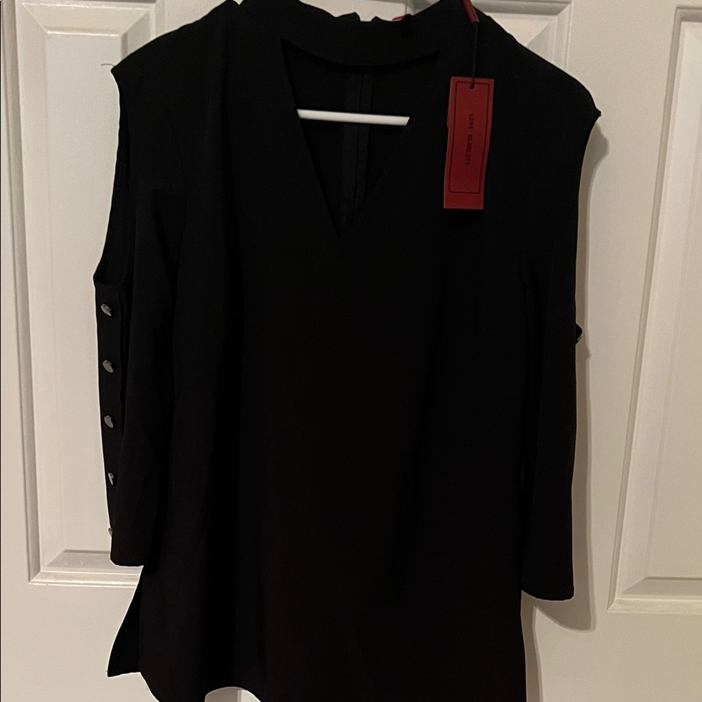 Elegant Black Women's Blouse